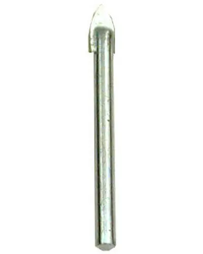 Master Mechanic 282806 3/16 Inch x 2-1/4 Inch Carbide Tipped Glass & Tile Drill Bit