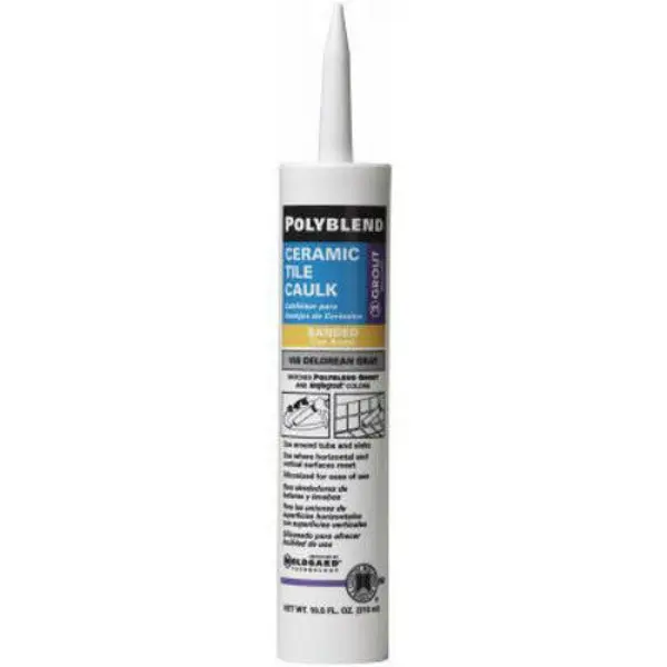 Polyblend Ceramic Tile Caulk #9 Natural Gray 10.5 Oz Waterproof Sealant