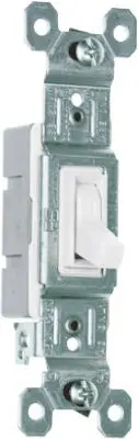 Pass & Seymour 660WGCP8 TradeMaster Grounding Toggle Switch 15A White Safe Electrical Control Pass u0026 Seymour