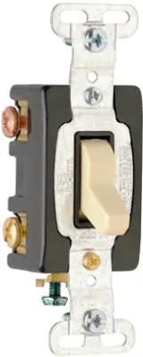 Pass & Seymour Commercial 3-Way Toggle Switch 15A Ivory Electrical Wiring Pass u0026 Seymour