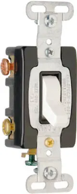 Pass & Seymour Commercial 3-Way Toggle Switch 15A White Electrical Wiring Pass u0026 Seymour