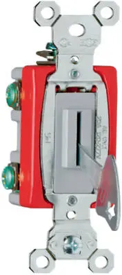 Pass & Seymour Heavy Duty Keyed Single Pole Toggle Switch 20A Gray Pass u0026 Seymour