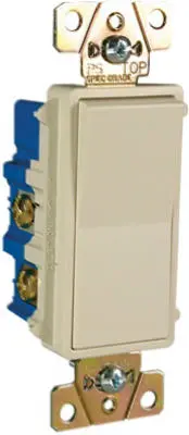 Pass & Seymour TradeMaster Decorator Switch 15A Light Almond Modern Homes Pass u0026 Seymour
