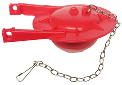 Lasco Toto Toilet Flapper Red Universal Toilet Replacement Part