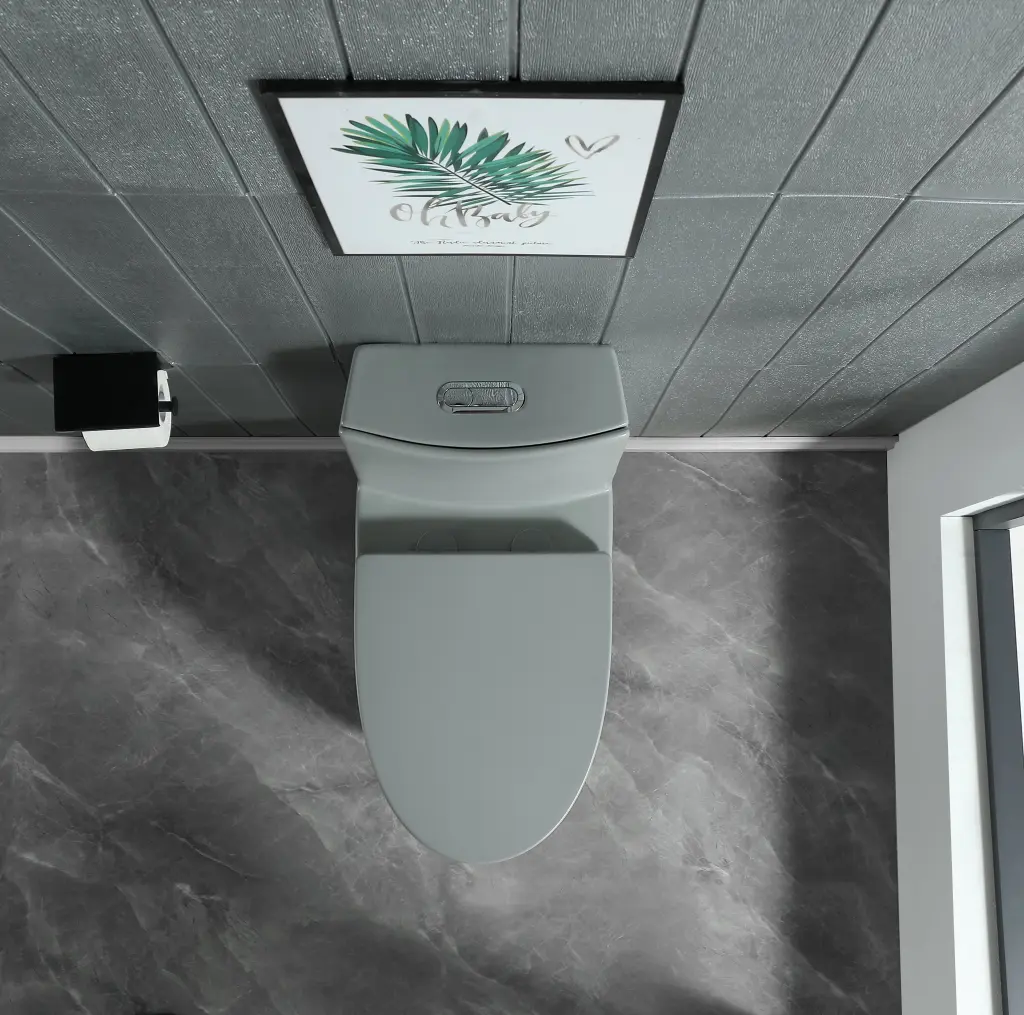 Slate Gray Elegance Toilet Lid Cover 23T01 Lgp04 Light Gray Acrylic bathin