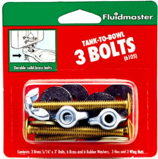 Fluidmaster 6105 3-Bolt Tank to Bowl Kit Toilet Repair