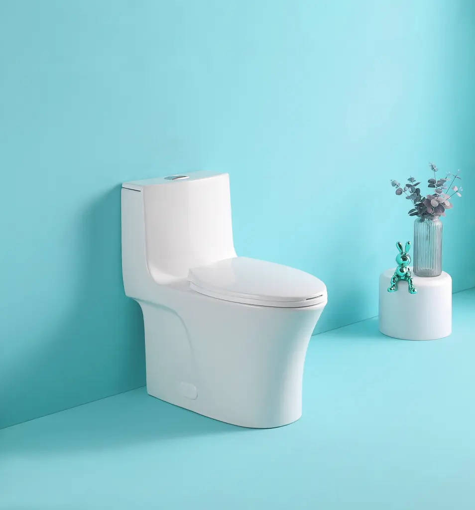 1.1 1.6 GPF Dual Flush One Piece Toilet Water Saving Elongated Comfort bathin