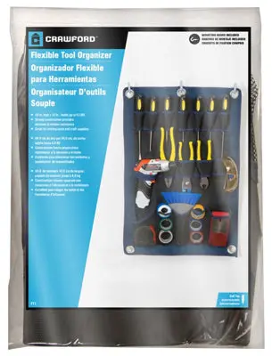 Crawford FT1 Flexible Tool Organizer PVC Coated Easy Storage