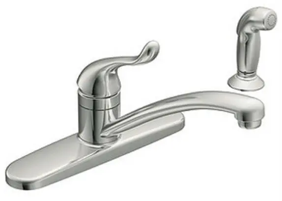 Moen CA87530 Adler Touch Control One-Handle Low Arc Kitchen Faucet Chrome Finish