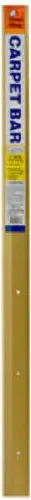 Frost King H1591FB6 Satin Gold Carpet Bar 2 Inch x 72 Inch Heavy Duty Carpet Edge
