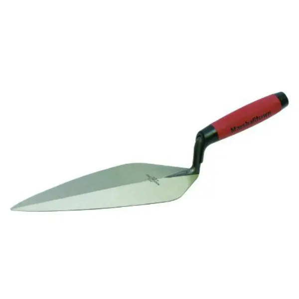Marshalltown 10124 11-1/2 Inch London Pattern Brick Trowel Durasoft Handle