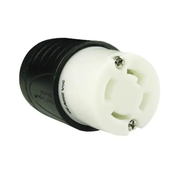 Pass & Seymour L1530CCC 3-Pole 4-Wire Grounding Locking Connector 30A 250V Pass u0026 Seymour