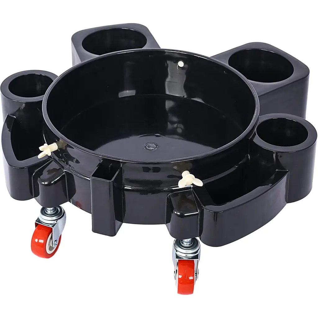 5 Gallon Rolling Bucket Dolly Swivel Casters Heavy Duty Utility Cart g-h