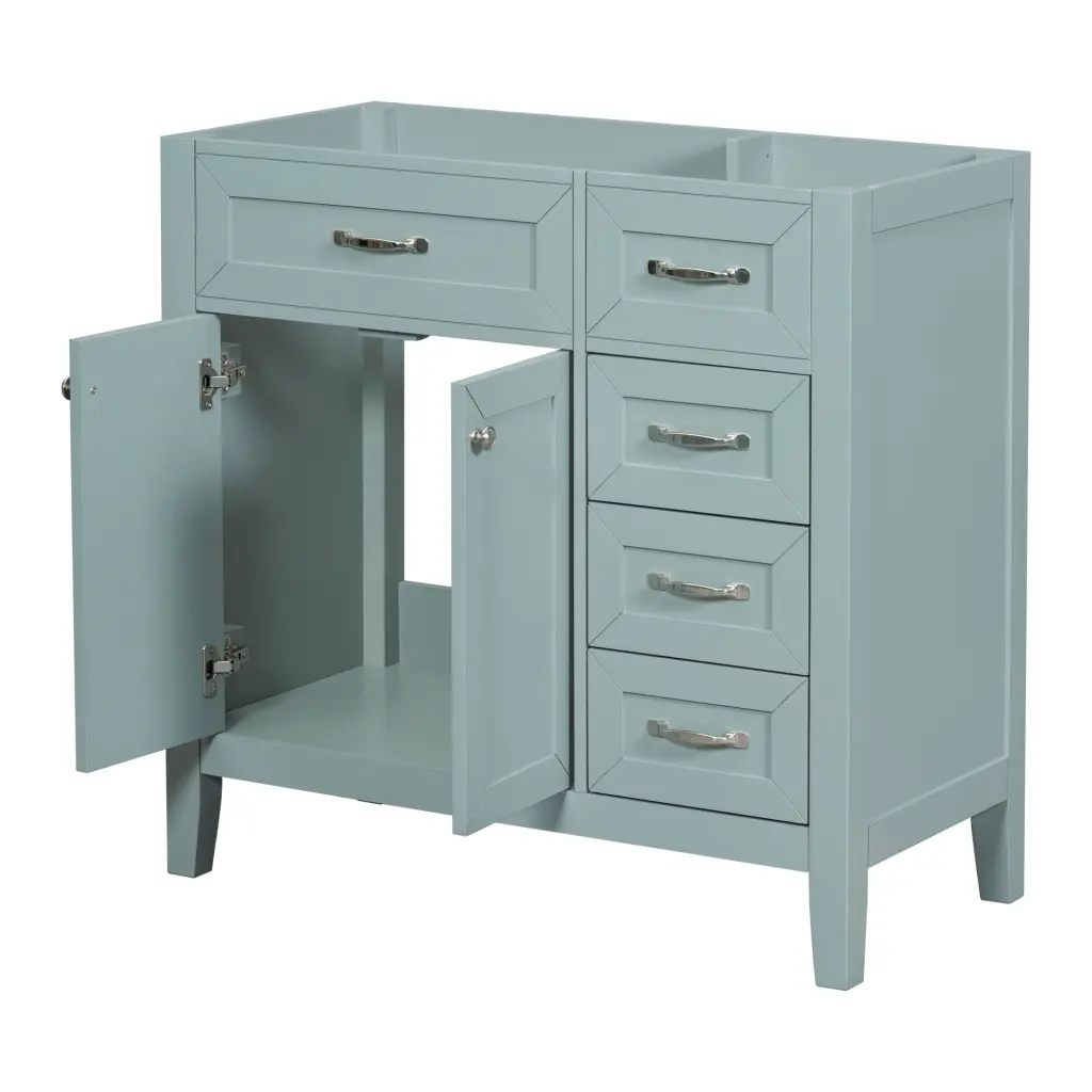 36 Inch Bathroom Vanity Without Sink Cabinet Base Only by