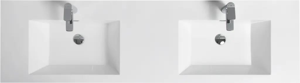 72 Inch Bathroom Vanity Countertop Only White Single Hole Sink bathininc