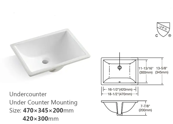 49X22 Inch Bathroom Vanity Top Engineered Stone Carrara White montary