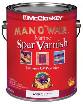 Mccloskey 6509-07 Man O' War Gloss Spar Varnish 1 Gallon Wood Protection