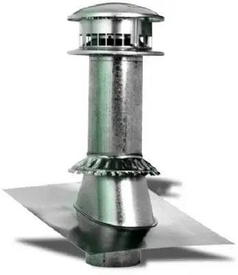 Selkirk 6" Round Type B Gas Vent Termination Kit 6RV-TK