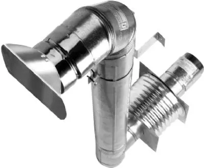 Selkirk 283870 Thru--Wall Type L Pellet Stove Kit 3 Inch Efficient Venting