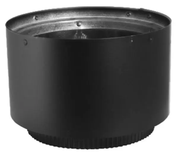 DuraVent 6DVL-AD DVL Appliance Adapter 6 Inch Diameter Black
