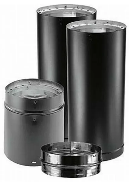DuraVent 6DVL-KVP DVL Close Clearance Connector Kit 6 Inch Black