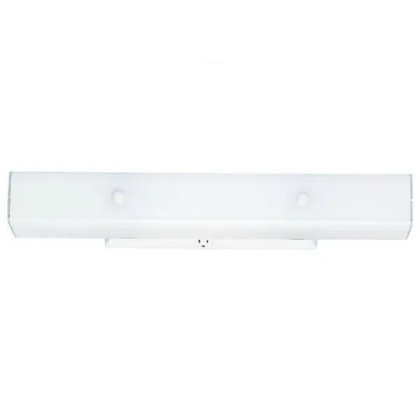 Westinghouse 66424 4-Light Wall Bracket Ground Convenience Outlet White Finish