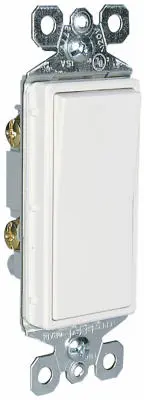 Pass & Seymour TradeMaster Decorator Switch 15A 120/277V White Pass u0026 Seymour