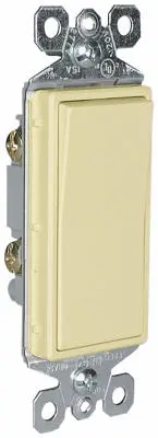 Pass & Seymour TradeMaster Decorator Switch 15A 120/277V Ivory Pass u0026 Seymour