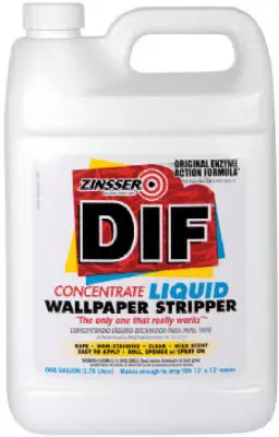 Zinsser 2401 DIF Wallpaper Stripper Liquid Concentrate 1-Gallon