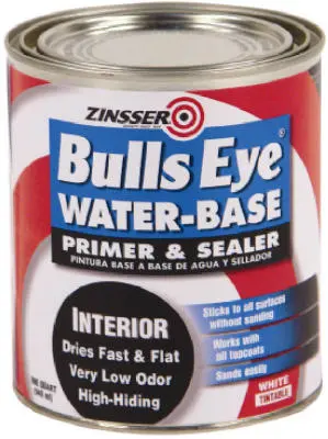 Zinsser 02244 Bulls Eye Water Based Interior Primer and Sealer 1 Qt