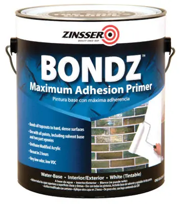Zinsser Bondz Maximum Adhesion Water Based Primer 1-Gallon Surfaces