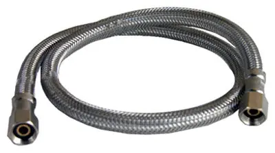 Lasco 10-0946 Ice Maker Connector 1/4 x 1/4 x 24 Inches Refrigerator Water Line