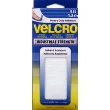 Waterproof Industrial Strength White 2 Inch X 4 Foot Velcro
