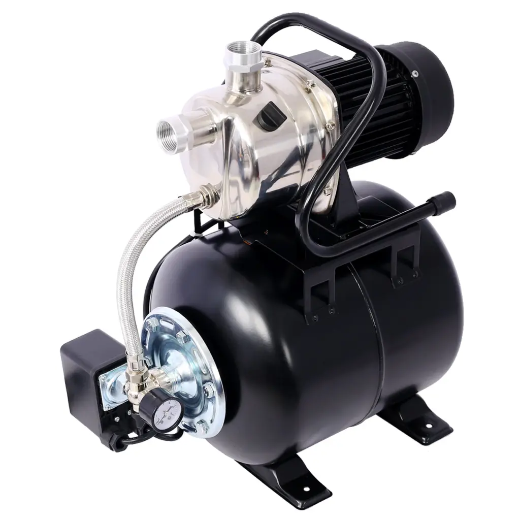 1.6HP Shallow Well Pump Pressure Tank Garden Water Pump Irrigation g-h