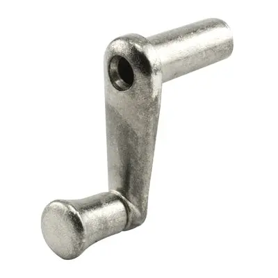 Slide-Co Window Crank Handle and Knob Assembly Aluminum Finish