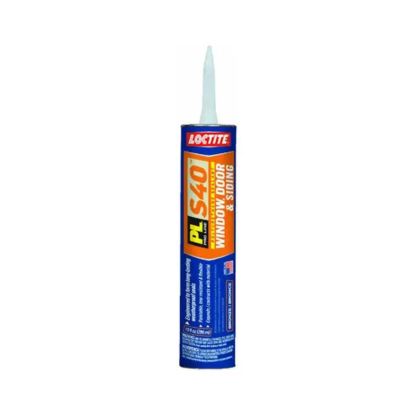 Loctite PL S40 Polyurethane Window Door and Siding Sealant 10 Oz Gray