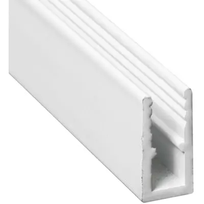 Slide-Co PL-14166 Extruded Aluminum Window Frame 5/16 x 94 Inches White Finish