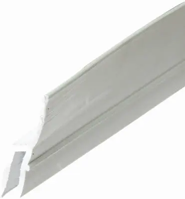 Slide-Co PL-15967 Rigid Vinyl Lip Window Frame 1 x 72 Inch White Finish