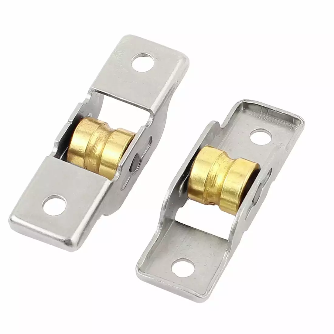 2Pcs 3mm Groove 11mm Dia Wheel Sliding Furniture Sash Doors Axle Window Pulley Unique Bargains