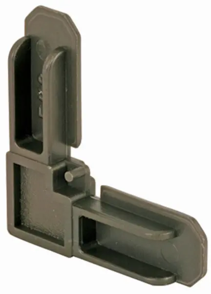 Prime Line PL-14259 Square Cut Frame Corner 3/4 x 7/16 Inch Bronze 100-Pack