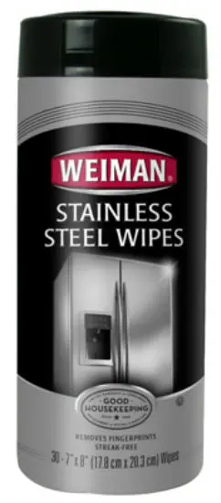 Weiman 92 Stainless Steel Wipes Cleaning and Polishing 30 Count