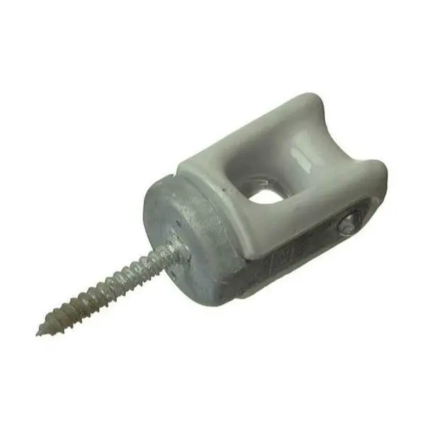 Halex 60222 Heavy-Duty Porcelain Wireholder 2-1/4 Inch Electrical Insulator