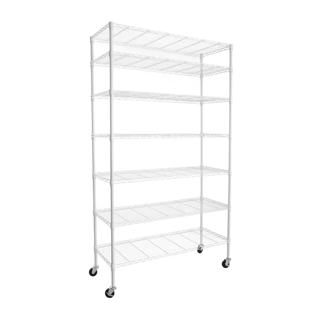 7 Tier Wire Shelving Unit 2450 Lbs Capacity NSF Rated Metal Garage Shelves like it