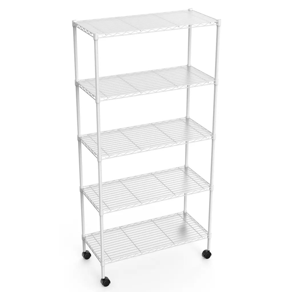 5 Tier Shelf Wire Shelving Unit NSF Heavy Duty Metal Large Storage Rack like it