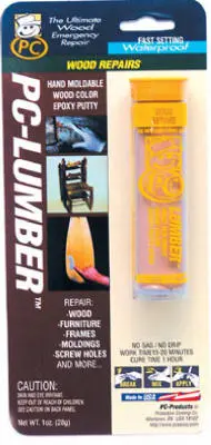 Lumber Epoxy Repair Putty Wood Fixes 1 Oz Tube PC-Products