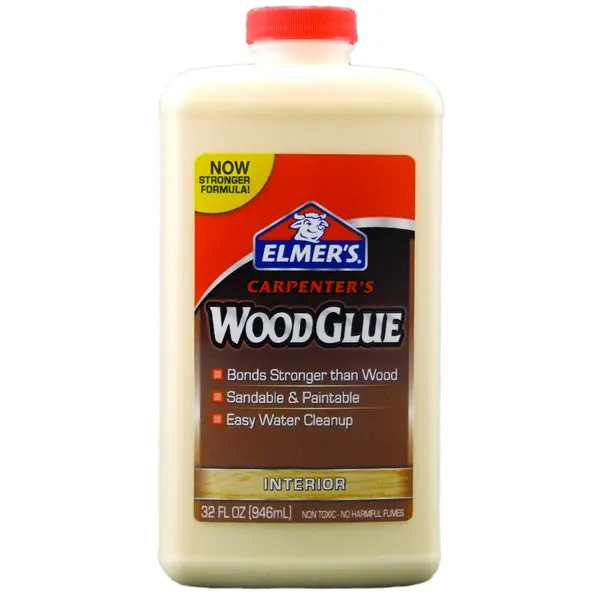 Elmer's E7040 Carpenter's Interior Wood Glue 1 Quart 32 Oz