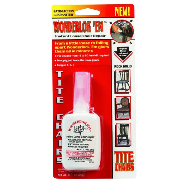 WonderLok Tite Chairs Glue 20 Gram W2081 WonderLok 'Em