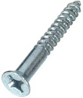 Hillman 40084 Phillips Zinc Wood Screw #8 x 3 Inch 100 Pack Hillman Fasteners