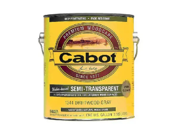 Cabot Semi-Transparent Acrylic Siding Stain Neutral Base 1 Gal - Exterior Wood Protection