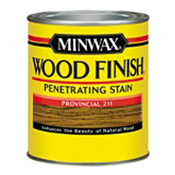 Minwax 221104444 Wood Finish Penetrating Wood Stain Provincial 1/2 Pint